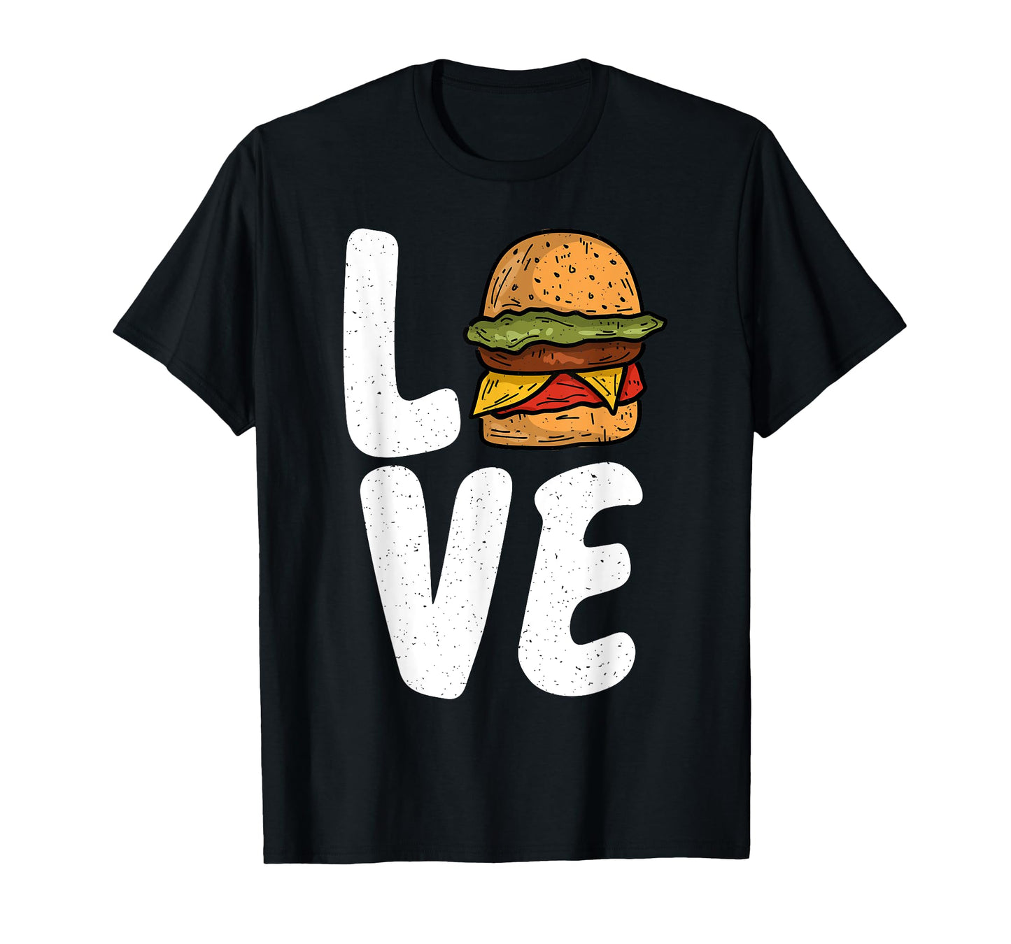 Hamburger Cheeseburger Love Fast Food T-Shirt