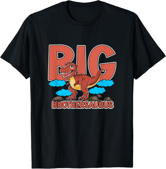 Dinosaur Brother Big Brothersaurus Brothers Siblings T-Shirt