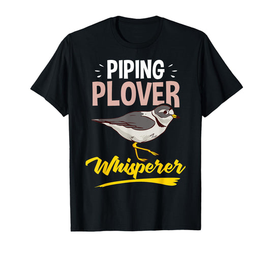 Piping Plover Bird Funny Cute Animal Watching T-Shirt