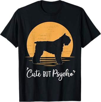 Black Russian Terrier Retro T-Shirt