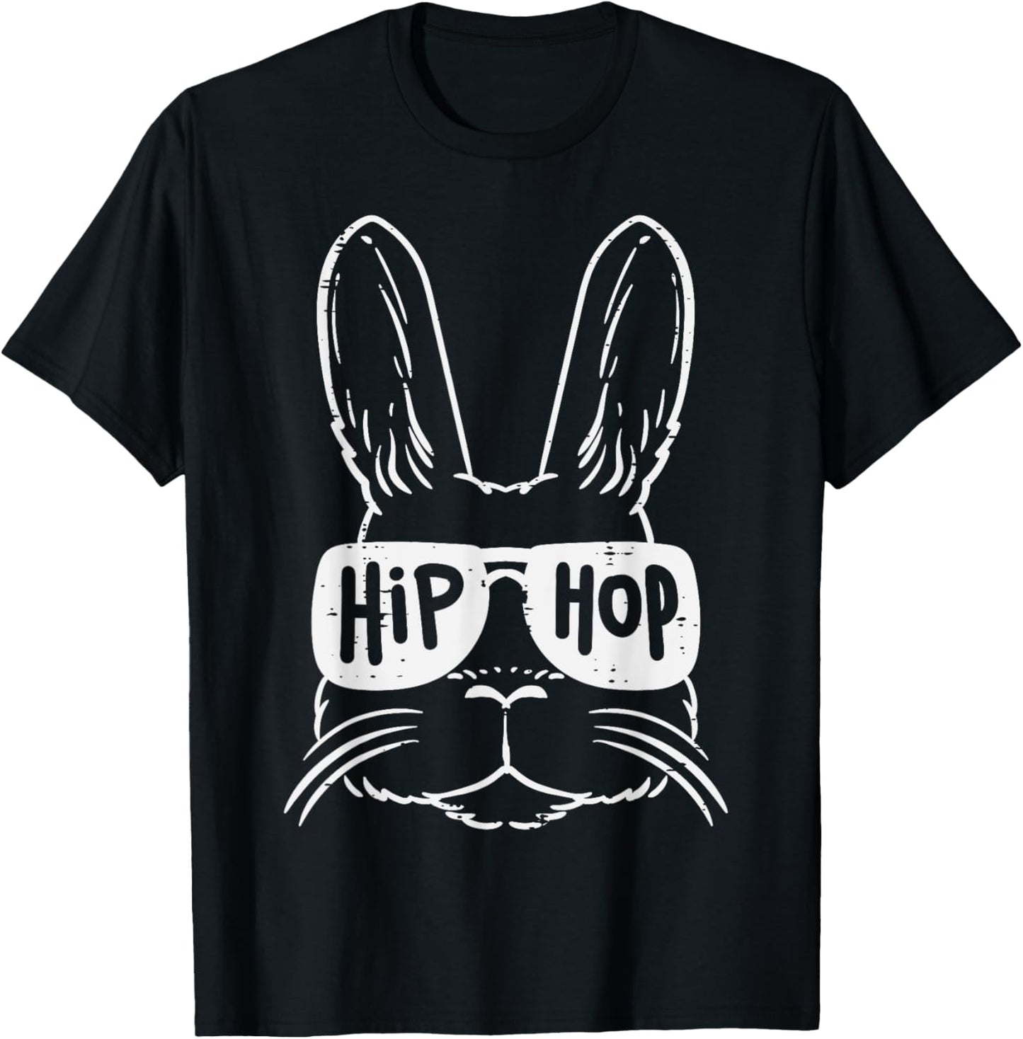 Easter Bunny Sunglasses Hip Hop Cool Rabbit Kids Women Men T-Shirt