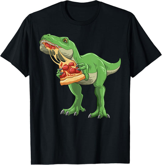 Dinosaur Eating Pizza T-Rex Pizza Lovers Pizzasaurus T-Shirt