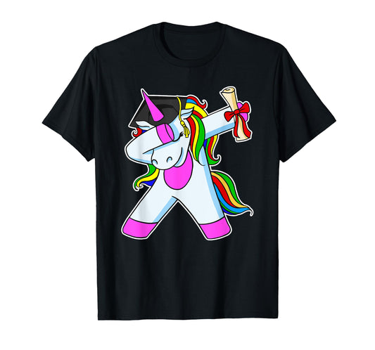 Graduation Unicorn Nursery College Primary School T-Shirt
