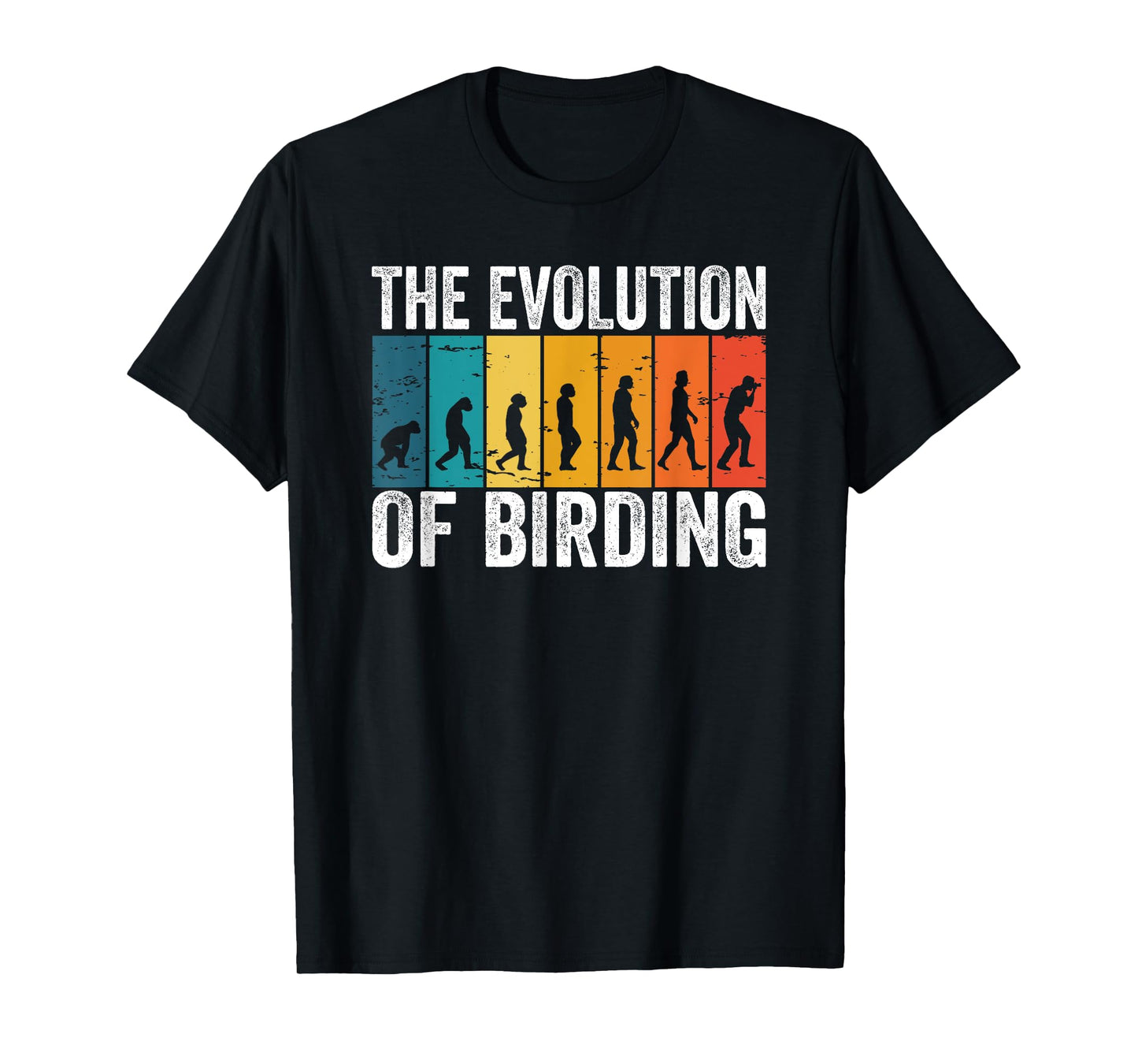 The Evolution of Birding Birdwatcher T-Shirt