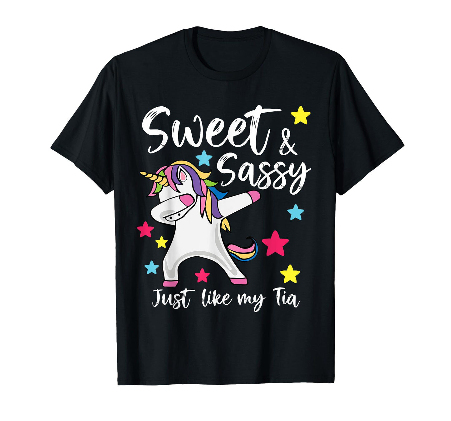 Sweet and Sassy Just Like My Tia Matching Aunt Niece T-Shirt