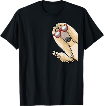 Afghan Hound From Side With Sunglasses T-Shirt