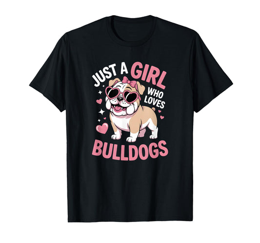 Girls Bulldog T-Shirt