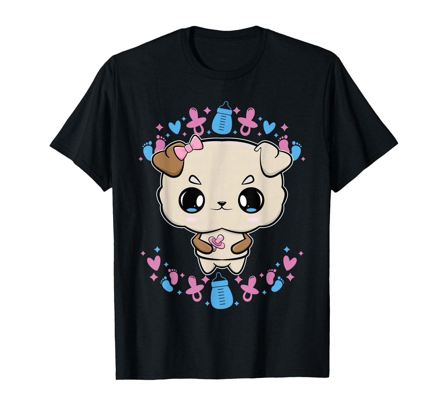 Bulldog Anime Canine Soother T-Shirt