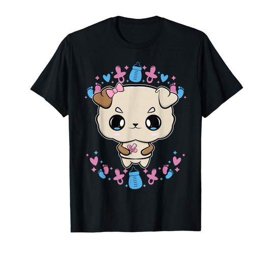 Bulldog Anime Canine Soother T-Shirt