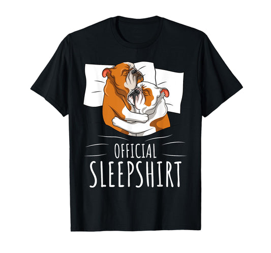 English Bulldog Official Sleepshirt Men Women Girls Kids T-Shirt