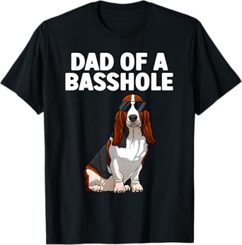 Cool Basset Hound Design For Men Dad Dog Basset Hound Lovers T-Shirt