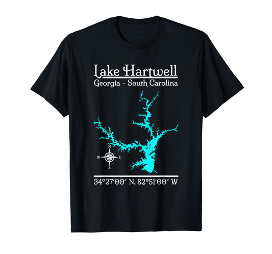 Lake Hartwell - Georgia, South Carolina T-Shirt