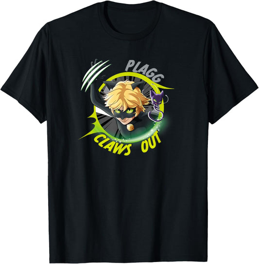 Miraculous Ladybug Cat Noir Plagg Claws Out T-Shirt