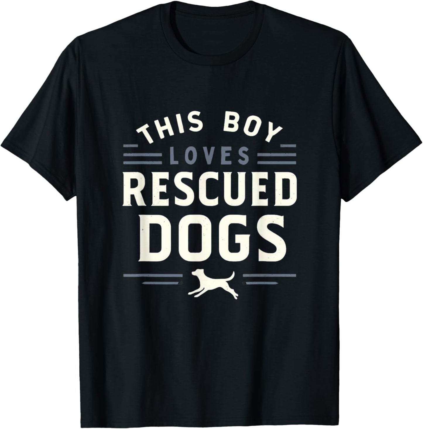 Rescued Dog Shirt Boys Animal Rescue Dog Rescue T-Shirt