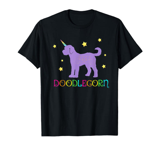 Doodlecorn Doodle Dog Unicorn Aussiedoodle Sheepadoodle Men Women Kids T-Shirt