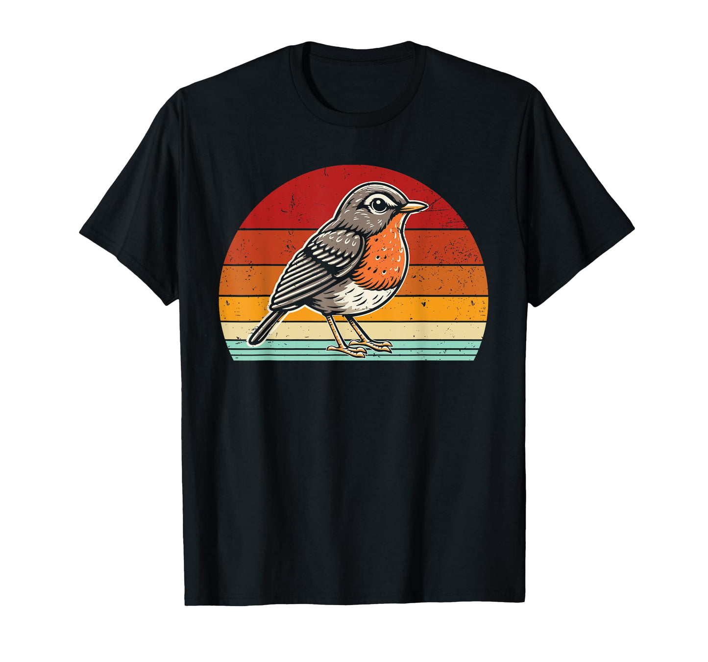 American Robin Retro T-Shirt