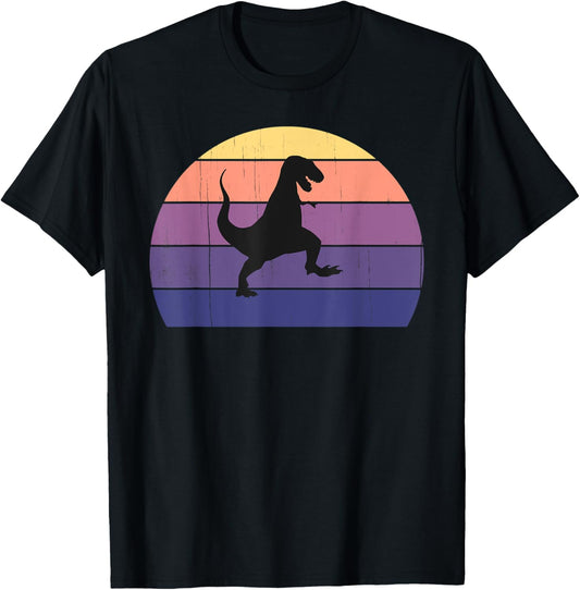 Funny Retro Sunset Trex - Cool Dino / T-Rex Dinosaur Lovers T-Shirt