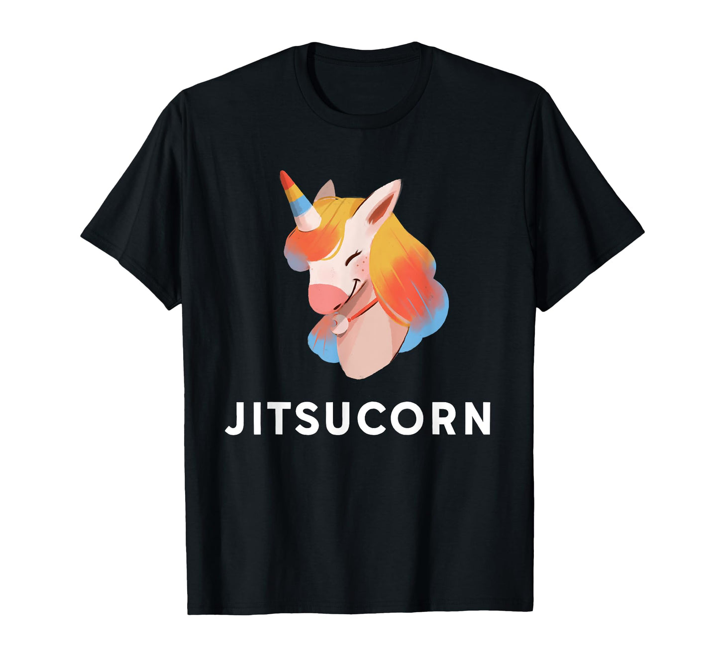 Jitsucorn Jiu-Jitsu Unicorn Funny Martial Arts Girl T-Shirt