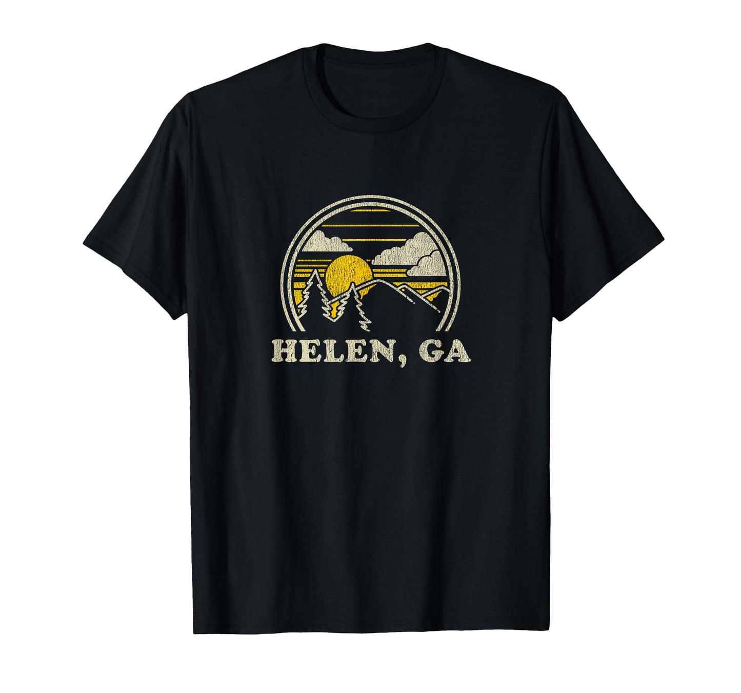 Helen Georgia GA T Shirt Vintage Hiking Mountains Tee T-Shirt