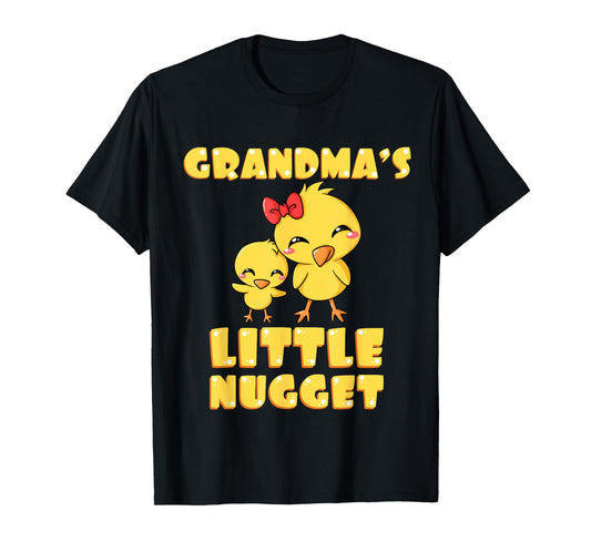 Grandma's Little Nugget Chicken Lover Grandma Mother's Day T-Shirt