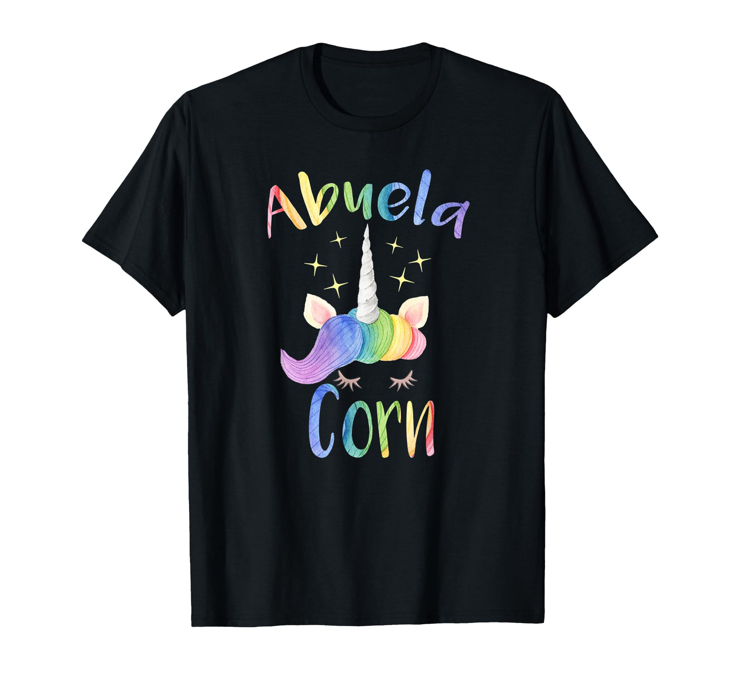 Abuelacorn Spanish Grandma Funny Unicorn T-Shirt