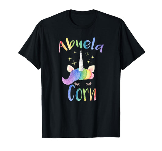Abuelacorn Spanish Grandma Funny Unicorn T-Shirt