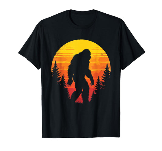 Bigfoot Cryptid & Retro Sasquatch T-Shirt