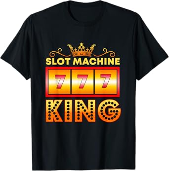 Slot Machine King | Cool Matching Couples Gambling Trip T-Shirt