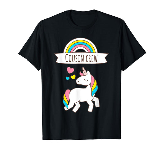 Crazy Cousin Crew Reunion Unicorn T Shirt Funny T-Shirt