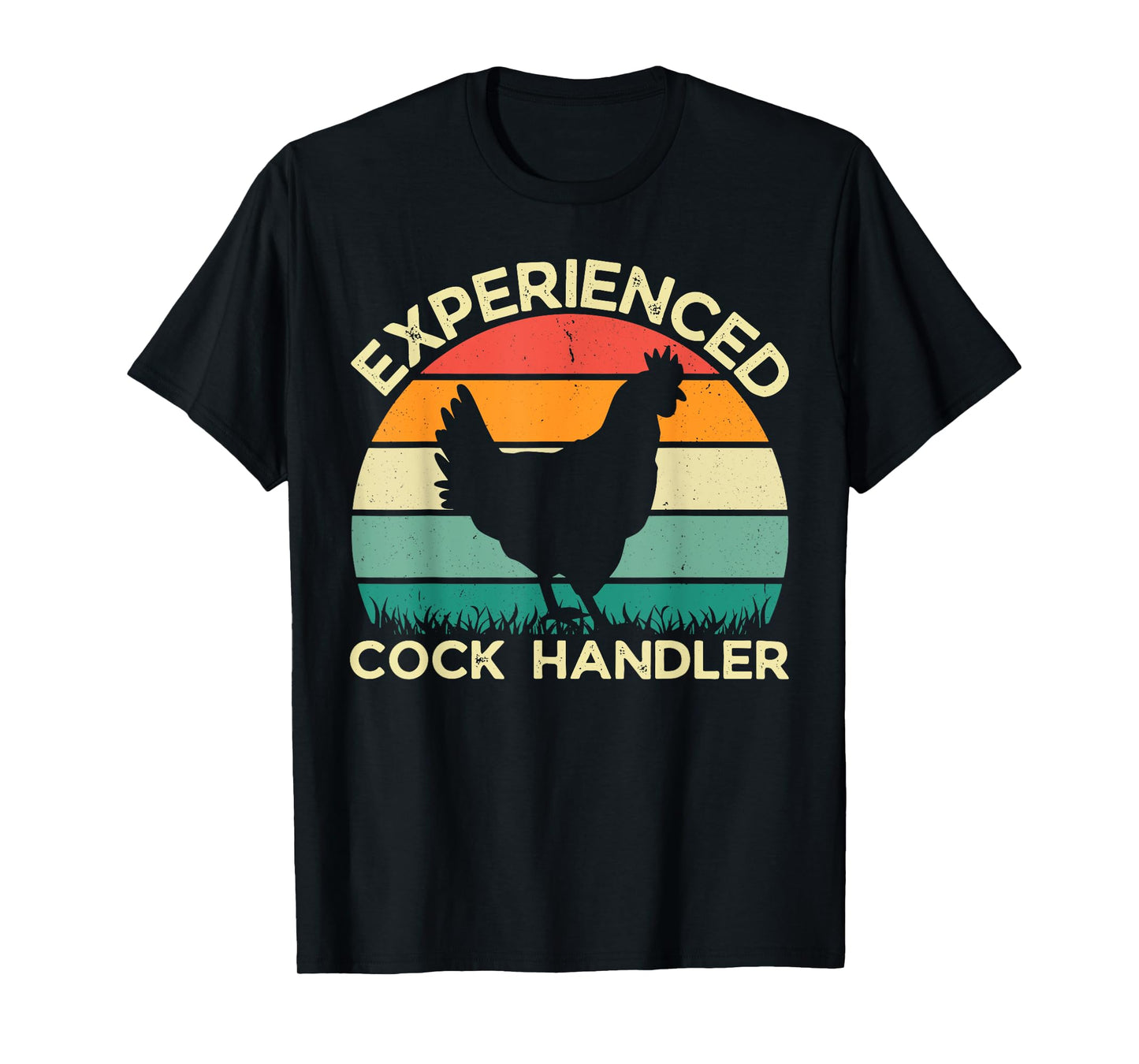 Vintage Experienced Cock Handler Inappropriate Adult T-Shirt
