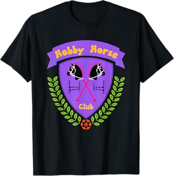 Hobby Horse Hobby Horsing with Horse and Jumping Obstacle T-Shirt