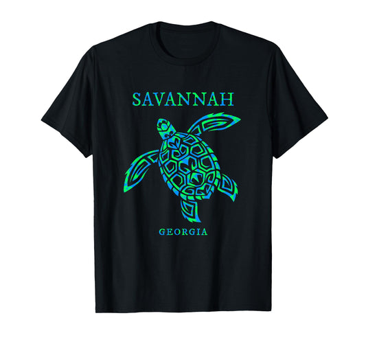 Savannah Georgia Sea Turtle Boys Girls Vacation Souvenir T-Shirt