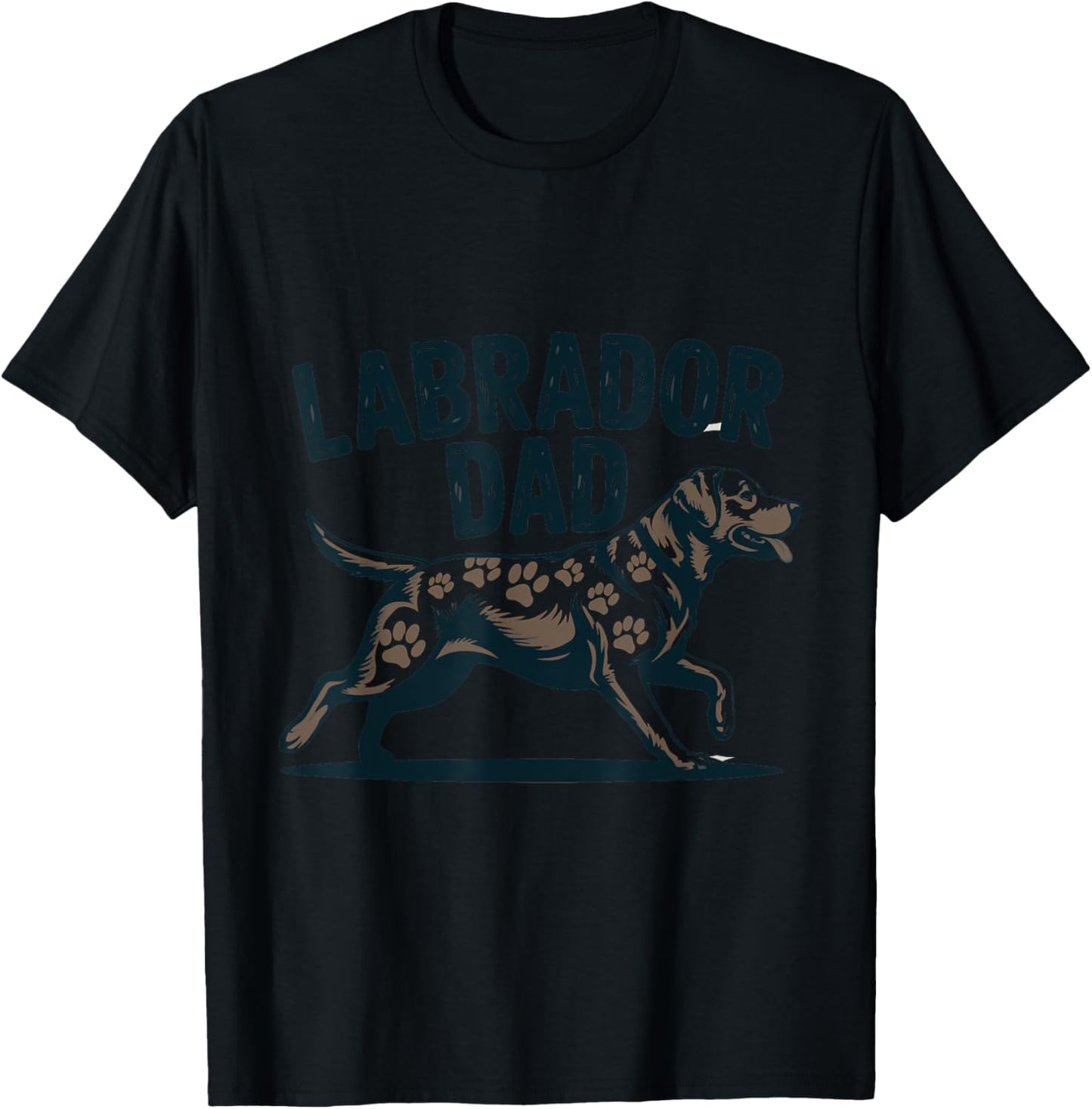 The Labrador Father T-Shirt Funny Labrador Dad Gift Shirt T-Shirt