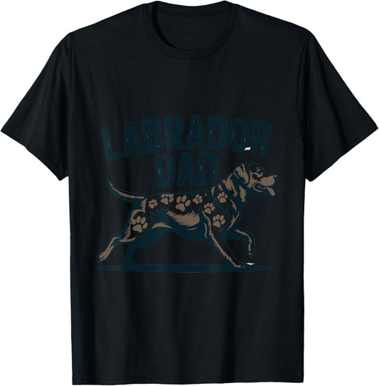The Labrador Father T-Shirt Funny Labrador Dad Gift Shirt T-Shirt
