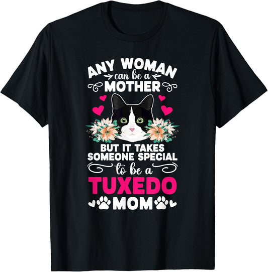 Black Women's Cat Themed T-Shirt