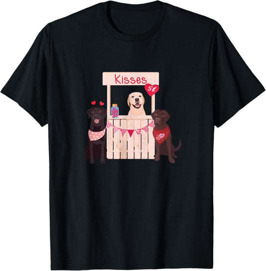 Labrador Retriever Valentines Day Dog Mom Dog Lovers T-Shirt