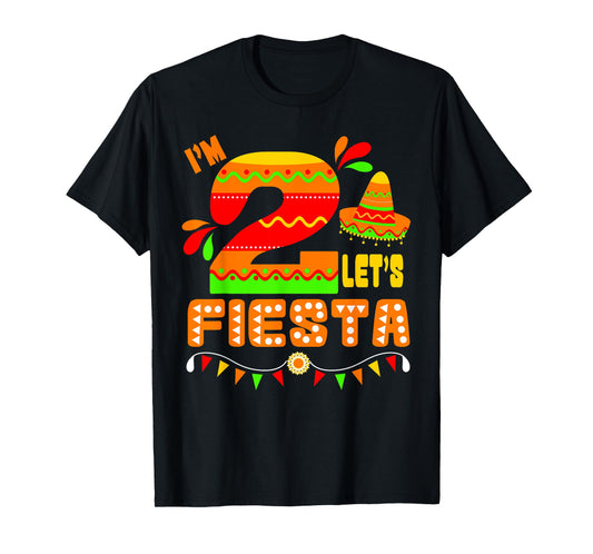 I'm Dos Taco Twosday Shirt 2nd Birthday Gift Kids Boy Girl T-Shirt