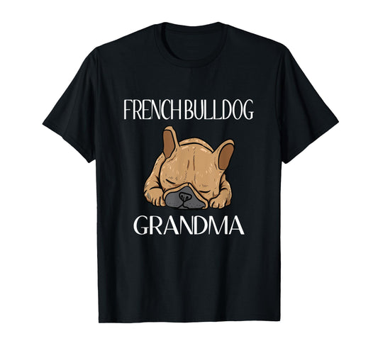 French Bulldog Grandma Frenchie T-Shirt For Women T-Shirt