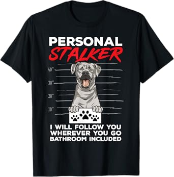 Silver Labrador Retriever Personal Stalker Silver Lab T-Shirt