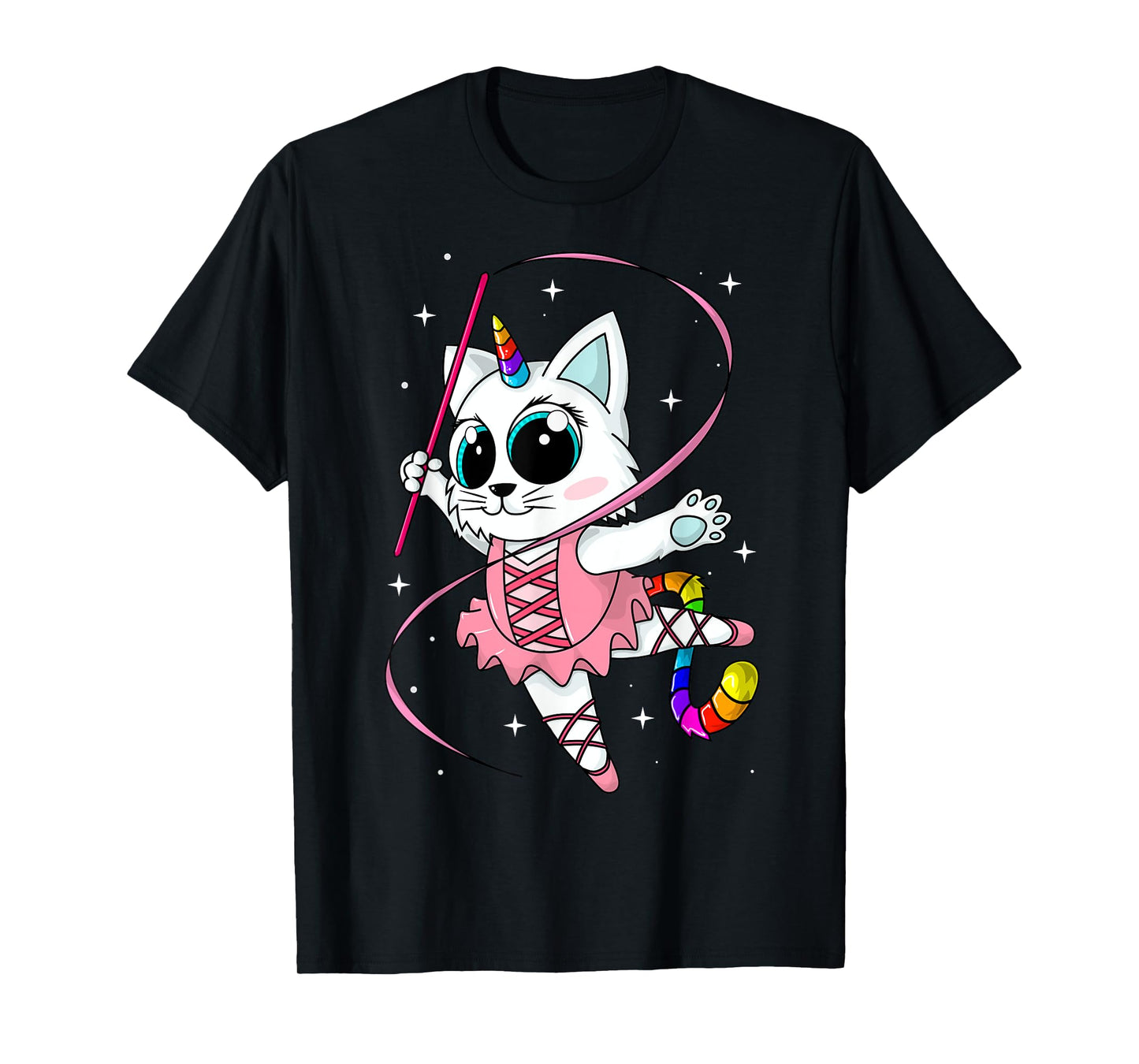 Unicorn Cat Cati Corn Kittycorn Cute Kitty Rainbow Girl Gift T-Shirt
