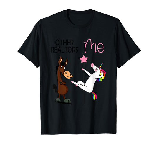 Other Realtors And Me Funny Dance Unicorn Party T-Shirt