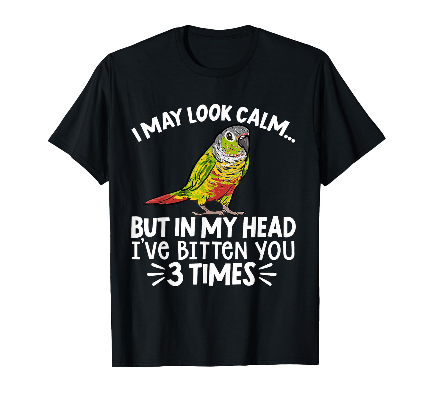 Green Cheek Conure Parrot Bird Conure T-Shirt
