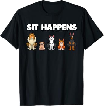 Funny Dog Training Art For Men Women Dog Lover Puppy Pet T-Shirt