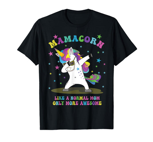 Funny Mamacorn Dabbing Unicorn Mother´s Day Mother Mom T-Shirt