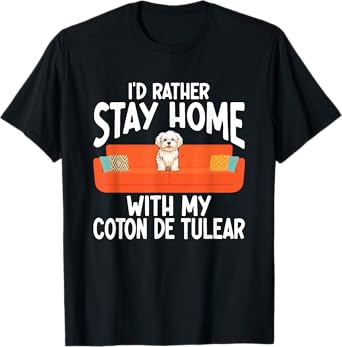Coton De Tulear Lover Funny Dog Owner Pet Coton De Tulear T-Shirt for Men Women Girls Kids