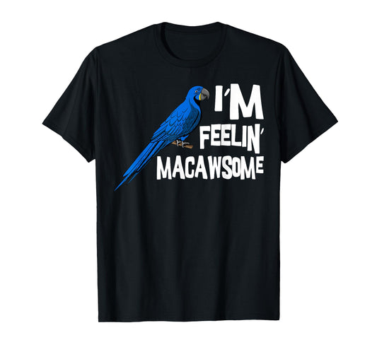 Macaw Parrot Blue Parakeet Tiel Quarrion Cage Bird Cockatoo T-Shirt