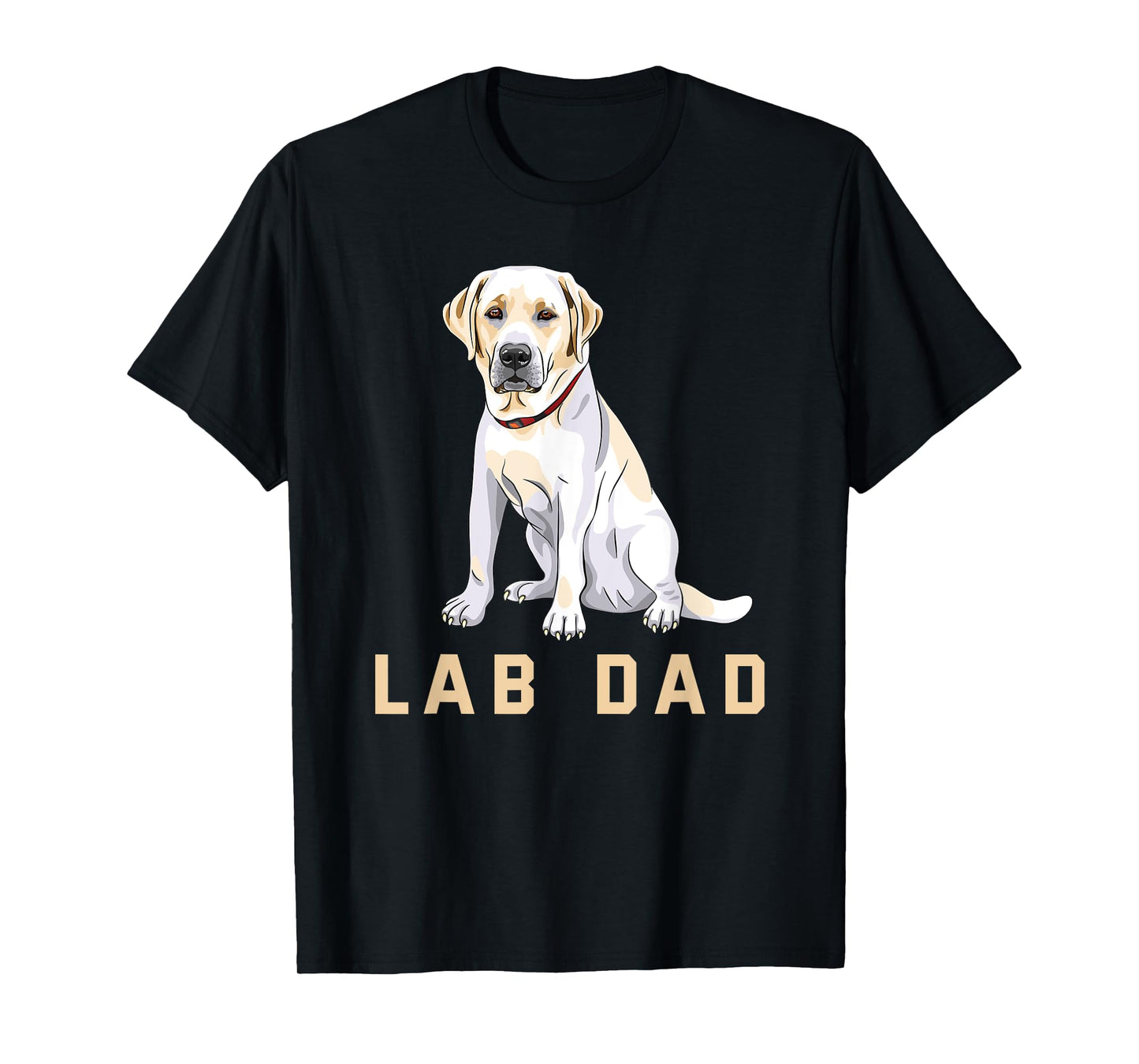 Lab Dad Yellow Labrador Retriever Shirt For Men T-Shirt