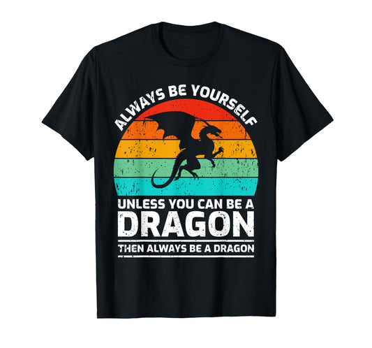 Vintage Dragon Lover Retro Cute Dragon T-Shirt