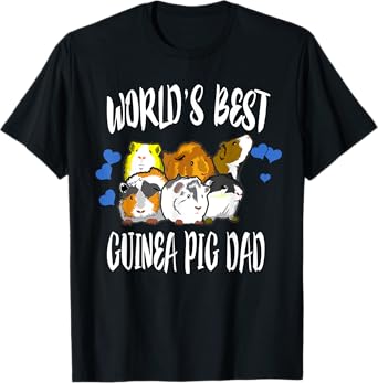 World's Best Guinea Pig Dad T-Shirt