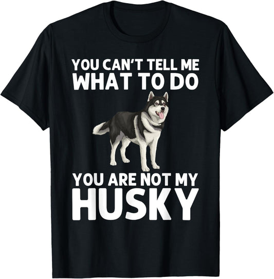 Cool Husky Gift Husky Lover Accessories & Stuff Unisex-Adult Siberian Husky Dog Husky Lover T-Shirt